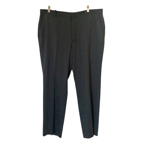 INC INTERNATIONAL CONCEPTS Gray Chevron Print London Men's Dress Pants NWT 38/32 - Picture 1 of 7